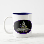 WUT LOOKINのか。  Vingonlineのマスコットはネオンを改造します ツートーンマグカップ (左)