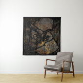 Wutang Cat DJスタイル タペストリー (インサイチュ(横))