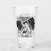 Wutang Cat DJスタイル タンブラーグラス (正面)