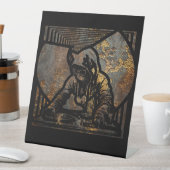 Wutang Cat DJスタイル 台座サイン (インサイチュ)