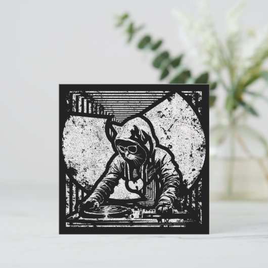 Wutang Cat DJスタイル 招待状 (スタンド正面)