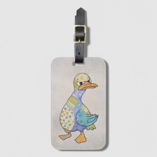 wütende Ente   ラゲッジタグ (正面縦)