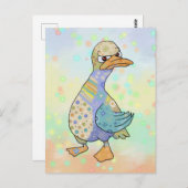 wütende Ente Postkarte ポストカード (正面/裏面)