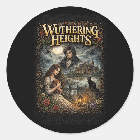 Wuthering Heights ラウンドシール (正面)