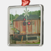 WVの石炭の列車 メタルオーナメント (左)