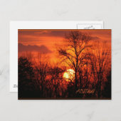 WVサンセットのはがき ポストカード (正面/裏面)