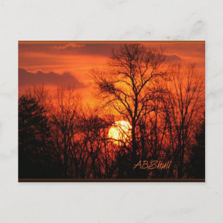 WVサンセットのはがき ポストカード