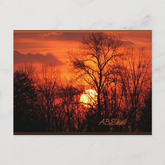 WVサンセットのはがき ポストカード (正面)