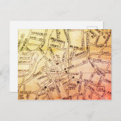 WVヴィンテージマップ ポストカード (正面/裏面)