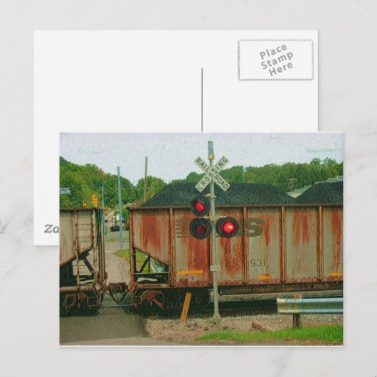 WV石炭鉄道 ポストカード (正面/裏面)