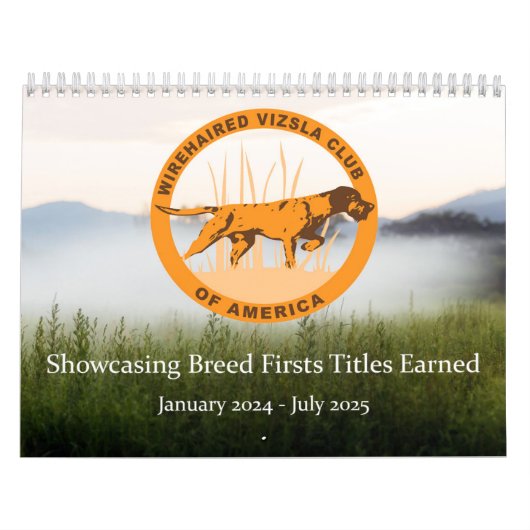 WVCA Breed First Calendar 1月24日～7月25日18か月 カレンダー (カバー)
