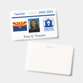 WVHF先生IDバッジ バッジ (Front & Back)