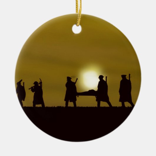 WW1イギリスの英雄 セラミックオーナメント (正面)