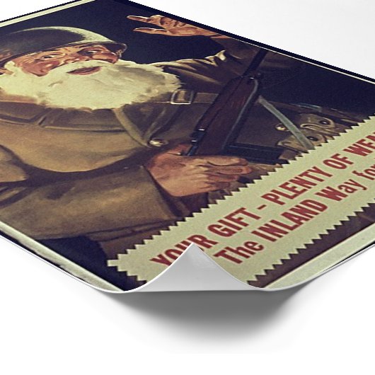 WW1サンタ ポスター (角)