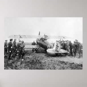 WW1ドイツ戦闘機飛行機, 1910s ポスター