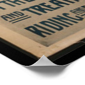 WW1ヴィンテージ病院。協力隊ポスター ポスター (角)