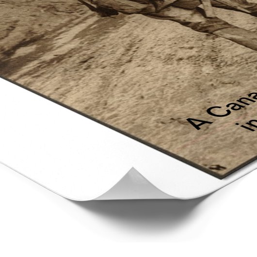 WW1兵士 ポスター (角)