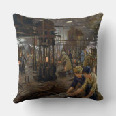 WW1 1918工場で働く女性 クッション (裏面)