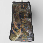 WW1 1918工場で働く女性 ゴルフヘッドカバー (回転90)