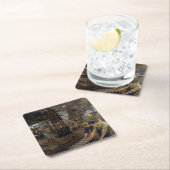 WW1 1918工場で働く女性 スクエアペーパーコースター (インサイチュ)