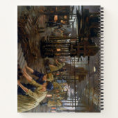 WW1 1918工場で働く女性 ノートブック (裏面)