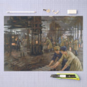 WW1 1918工場で働く女性 薄葉紙 (クラフト)