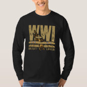 WW1 Aircraft Lover Tシャツ (正面)