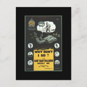 WW1 Collector Card 1914カナダプロパガンダ ポストカード