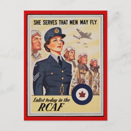 WW1 Collector Card 1914カナダプロパガンダ ポストカード (正面)