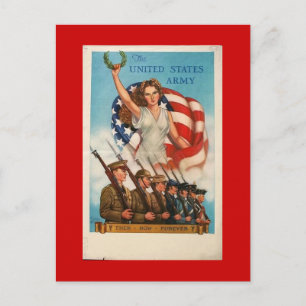 WW1 Collectorsカード1917米国プロパガンダ ポストカード