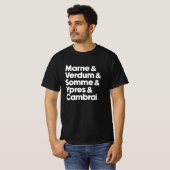 WW1 Historic Battles  Tシャツ (正面フル)