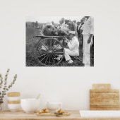 WW1 Machine Gun, 1917 ポスター (キッチン)