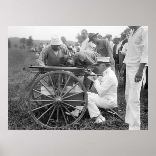WW1 Machine Gun, 1917 ポスター (正面)