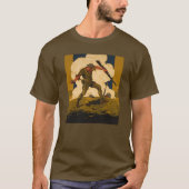 WW1 Soldier Granade  Tシャツ (正面)