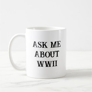 WW2が好きな歴史学者の面白いデザイン コーヒーマグカップ