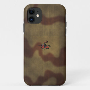 WW2ドイツ軍第505重戦車大隊（ダークイエロー） iPhone 11 ケース