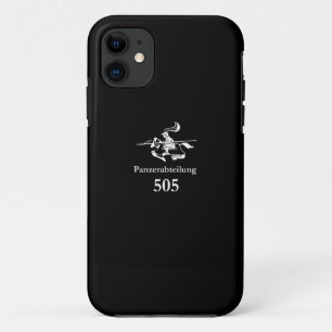 WW2ドイツ軍第505重戦車大隊（ブラック） iPhone 11 ケース