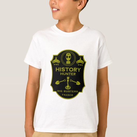 WW2塹壕戦場メタルディテクティングクラブ Tシャツ (正面)