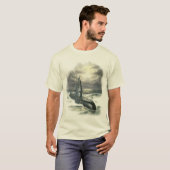 WW2潜水艦ドイツUボートTシャツ Tシャツ (正面フル)