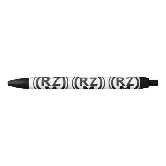 WW2 ドイツ RZMマーク 黒ボールペン (正面)