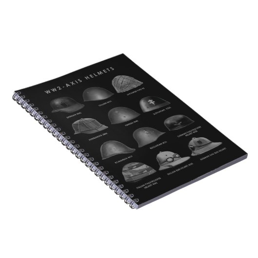 WW2 - Axis Helmets  ノートブック (右側)