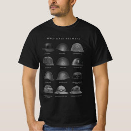 WW2 - Axis Helmets  Tシャツ