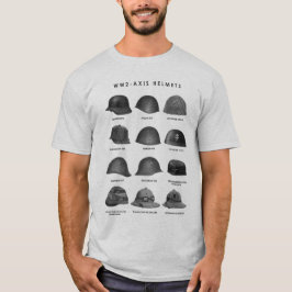 WW2 - Axis Helmets  Tシャツ