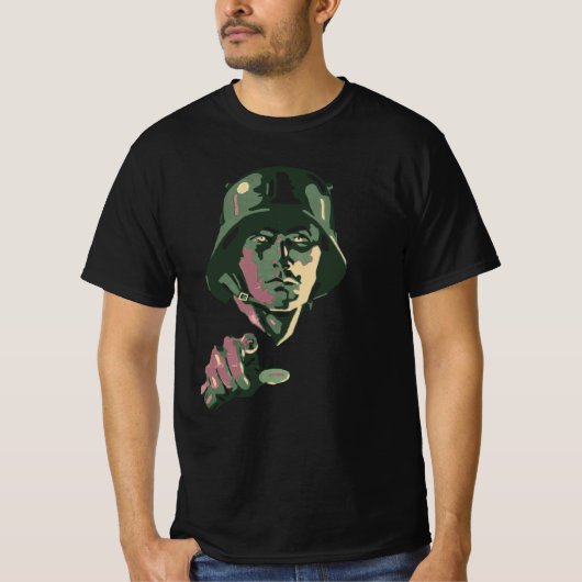 WW2 German Soldier Tシャツ (正面)