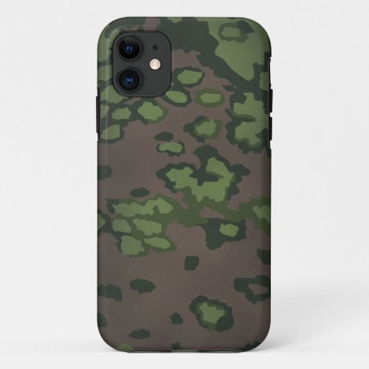 WW2 Germany forces Oak Leaf camouflage Case-Mate iPhoneケース (裏面)