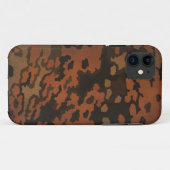 WW2 Germany forces Oak Leaf camouflage (in autumn) Case-Mate iPhoneケース (裏面(横))
