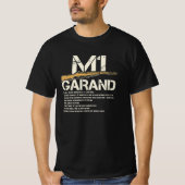 WW2 M1 Garand Weapon Specs Tシャツ (正面)