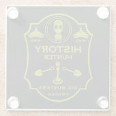 WW2 Trench Battlefield Metal Detecting Club ガラスコースター (裏面)