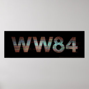 WW84  テレビの静的ロゴ ポスター