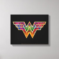 WW84 |女性疑問に思万華鏡のように千変万化するパターンロゴ